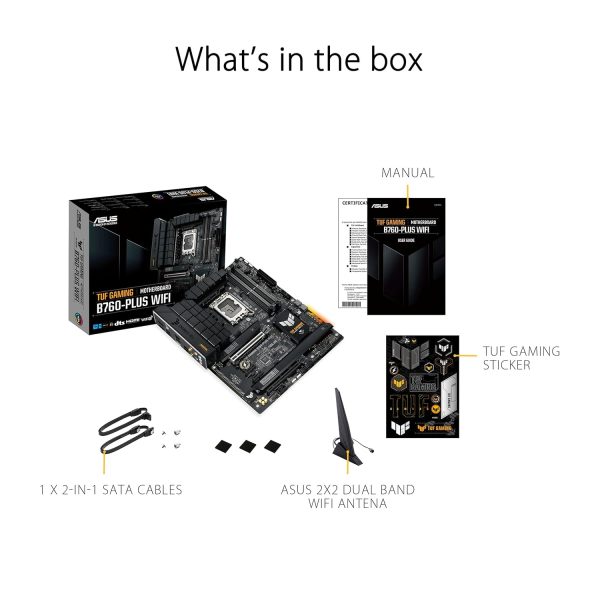 Review: ASUS TUF GAMING B760-PLUS WIFI Motherboard for Intel CPUs