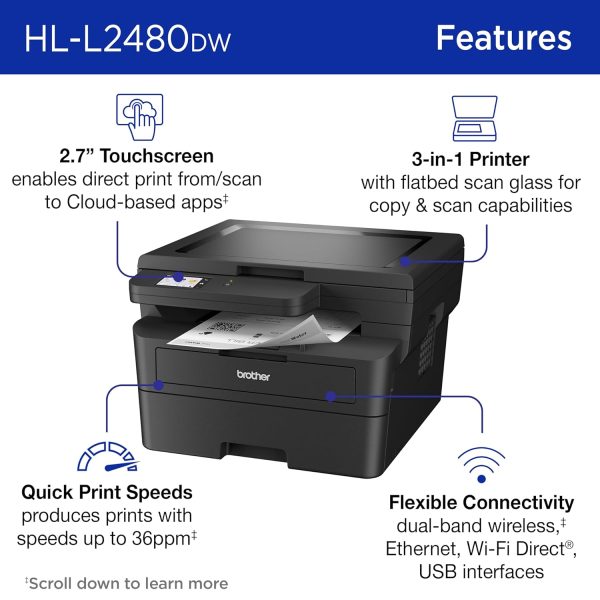 Review: Brother HL-L2480DW Wireless Monochrome Laser Printer