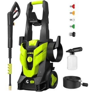 Review: Electric Pressure Washer 2.5 GPM with Foam Cannon & Nozzles